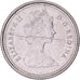 Canadá, Elizabeth II, 10 Cents, 1980, Royal Canadian Mint, Níquel, MBC+