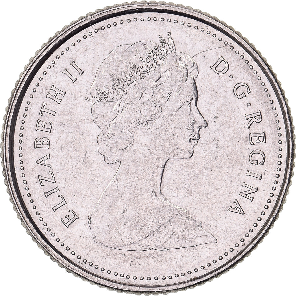 Canadá, Elizabeth II, 10 Cents, 1981, Royal Canadian Mint, Níquel, AU(50-53)