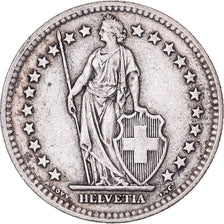 Switzerland, 2 Francs, 1943, Bern, Silver, EF(40-45), KM:21