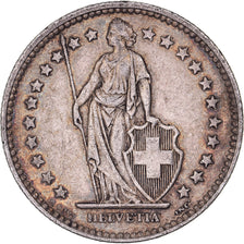 Switzerland, 2 Francs, 1921, Bern, Silver, EF(40-45), KM:21