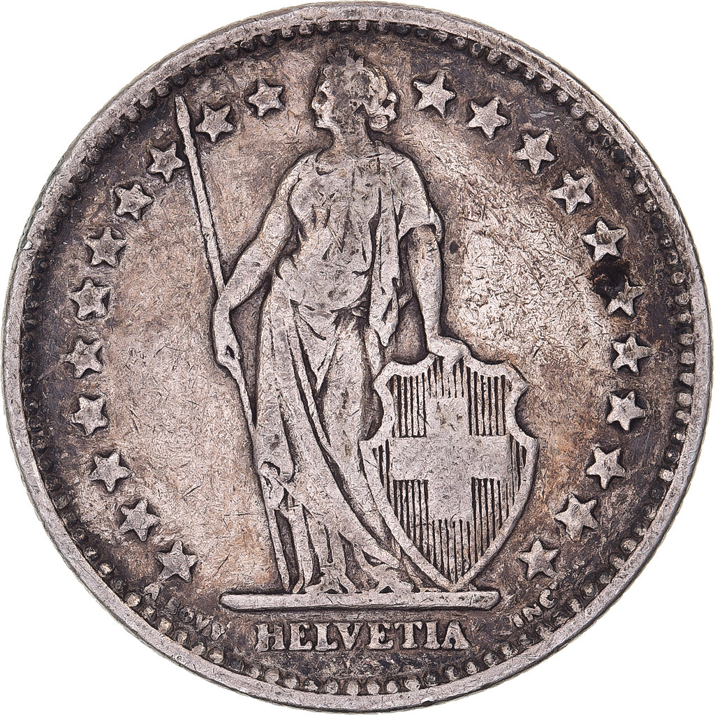 Switzerland, 2 Francs, 1911, Bern, Silver, VF(30-35), KM:21