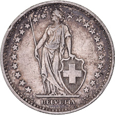 Switzerland, 2 Francs, 1928, Bern, Silver, EF(40-45), KM:21
