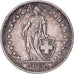 Switzerland, 2 Francs, 1928, Bern, Silver, EF(40-45), KM:21