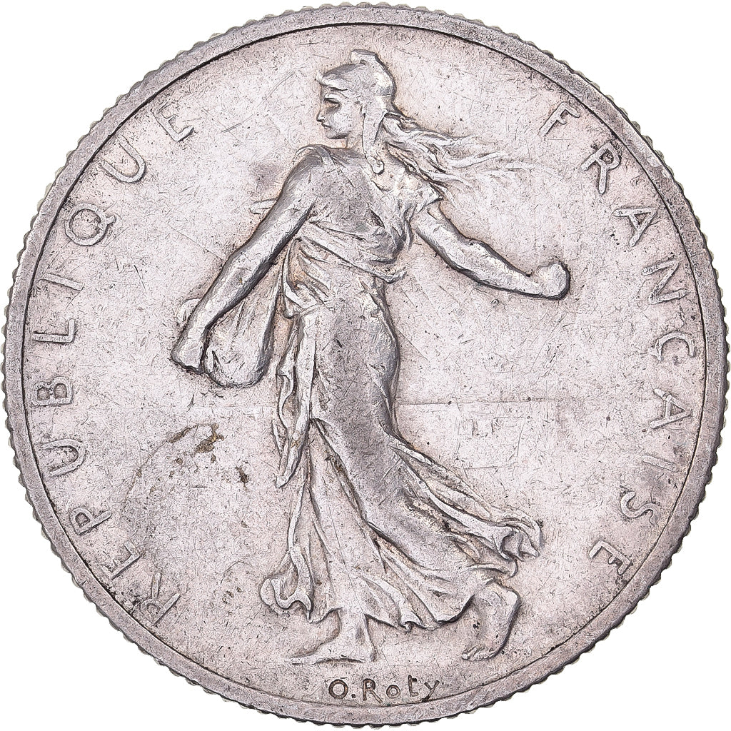 Francia, 2 Francs, Semeuse, 1900, Paris, Rare, Argento, BB, Gadoury:532