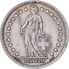 Suiza, Franc, 1944, Bern, Plata, MBC, KM:24