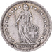 Suiza, Franc, 1944, Bern, Plata, MBC, KM:24