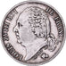 França, Louis XVIII, Franc, 1824, Paris, Prata, EF(40-45), Gadoury:449