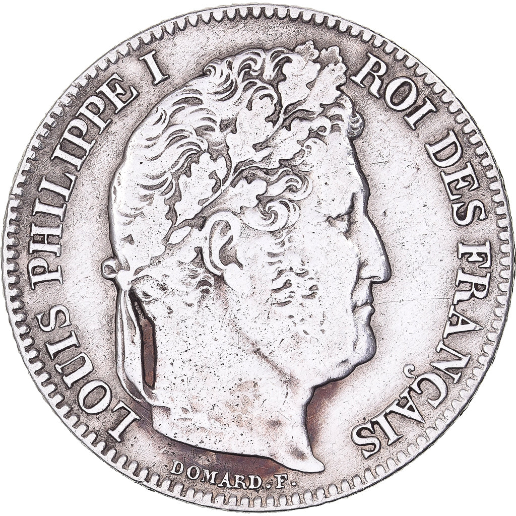 France, Louis Philippe I, Franc, 1847, Paris, Silver, VF(30-35), Gadoury:453