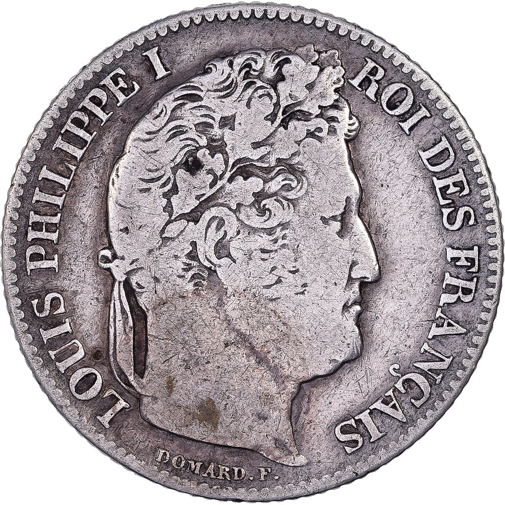 France, Louis Philippe I, Franc, 1846, Paris, Silver, VF(30-35), Gadoury:453