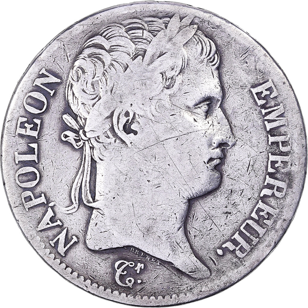 France, Napoléon I, 5 Francs, 1812, Paris, Argent, TB+, Gadoury:584, KM:694.1
