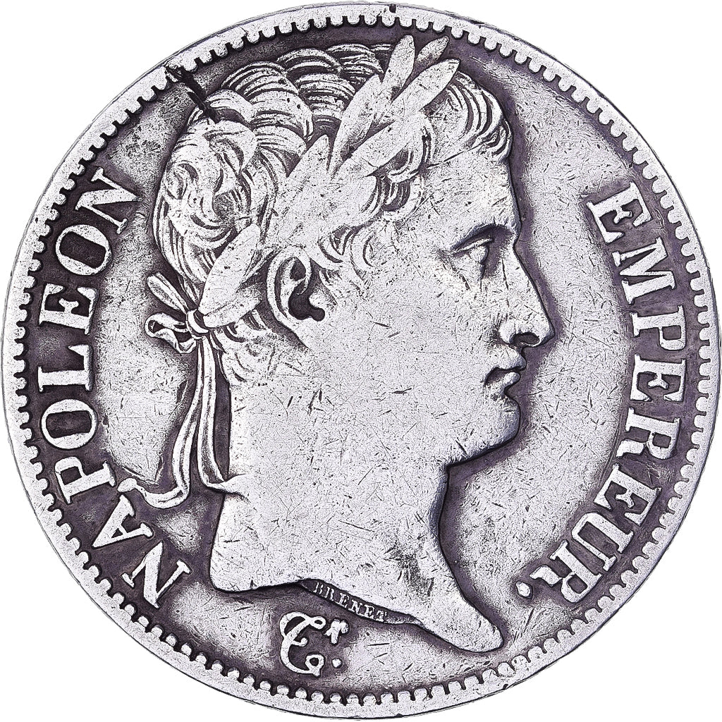 Francia, Napoleon I, 5 Francs, 1811, Paris, Argento, MB, Gadoury:584, KM:694.1