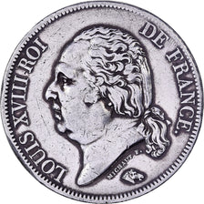 France, Louis XVIII, 5 Francs, 1820, Paris, Argent, TB+, Gadoury:614, KM:711.1