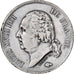 Frankrijk, Louis XVIII, 5 Francs, 1824, Bayonne, Zilver, ZF, Gadoury:614
