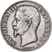 France, Napoleon III, 5 Francs, 1855, Paris, main ancre, Silver, EF(40-45)