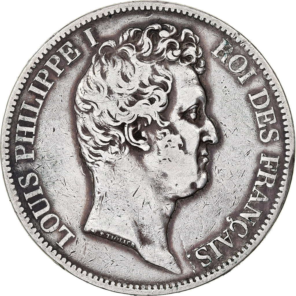France, Louis Philippe I, 5 Francs, 1831, Nantes, Silver, VF(30-35)