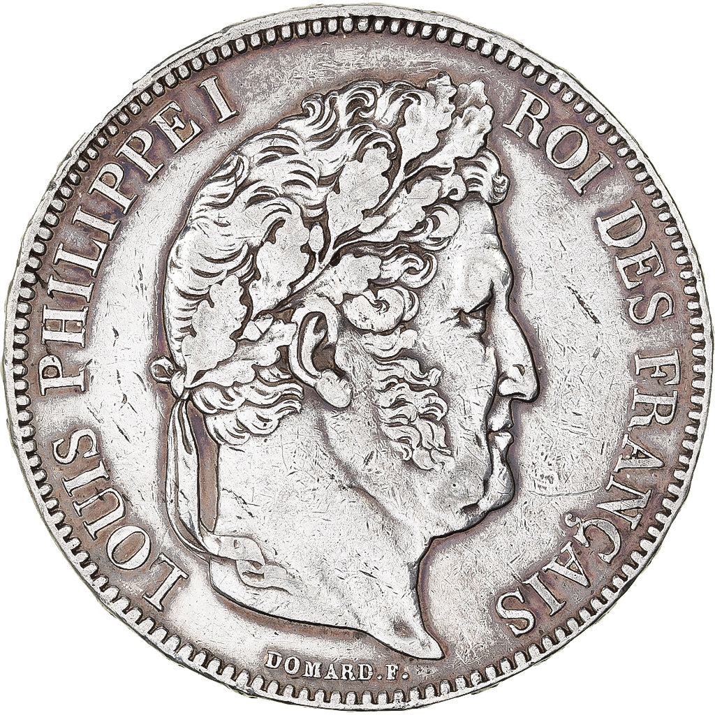 France, Louis Philippe I, 5 Francs, 1834, La Rochelle, Silver, EF(40-45)