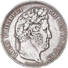 France, Louis Philippe I, 5 Francs, 1834, La Rochelle, Silver, EF(40-45)