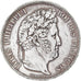 France, Louis Philippe I, 5 Francs, 1834, La Rochelle, Silver, EF(40-45)