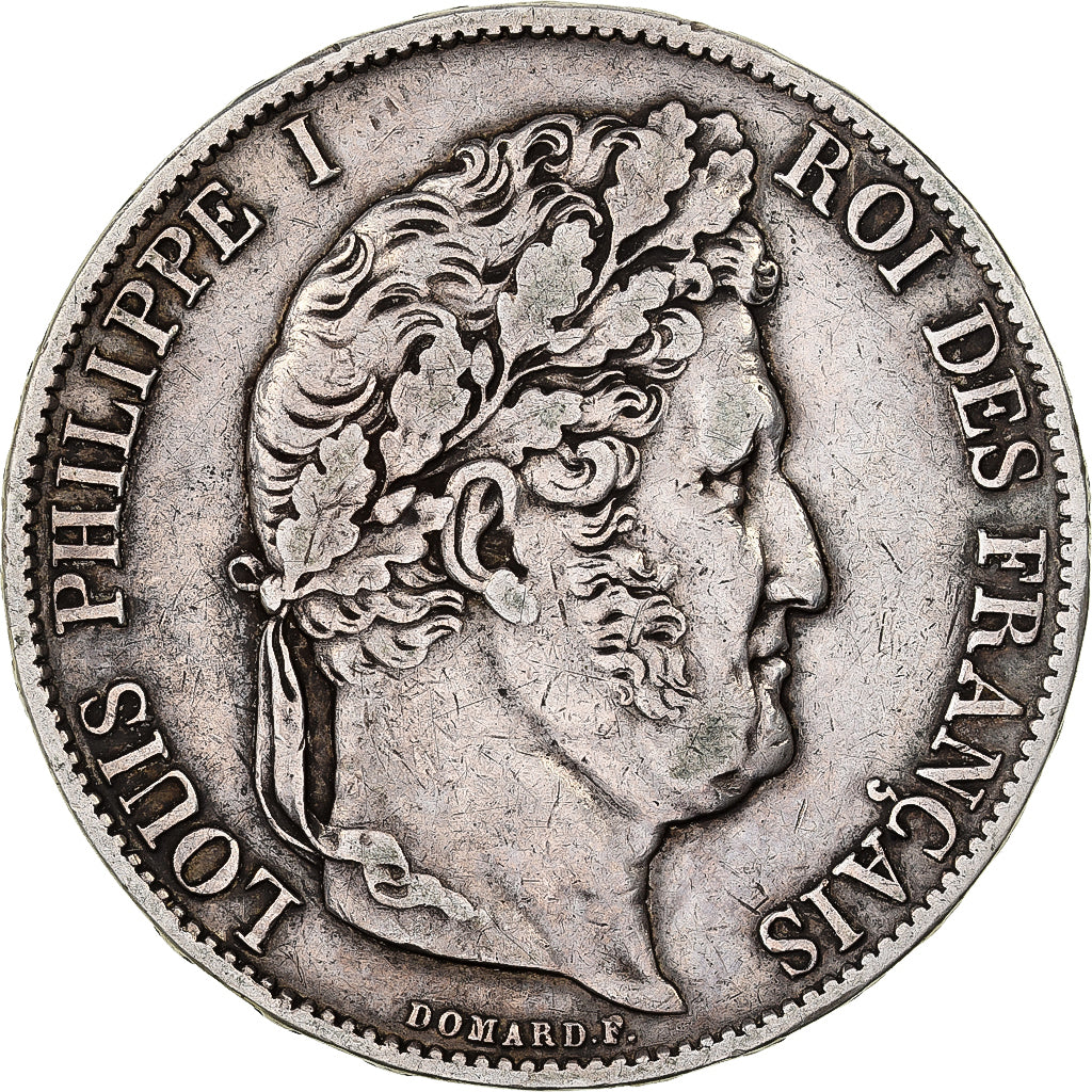 France, Louis Philippe I, 5 Francs, 1846, Paris, Silver, EF(40-45)