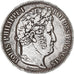 France, Louis Philippe I, 5 Francs, 1838, Rouen, Silver, EF(40-45), Gadoury:678
