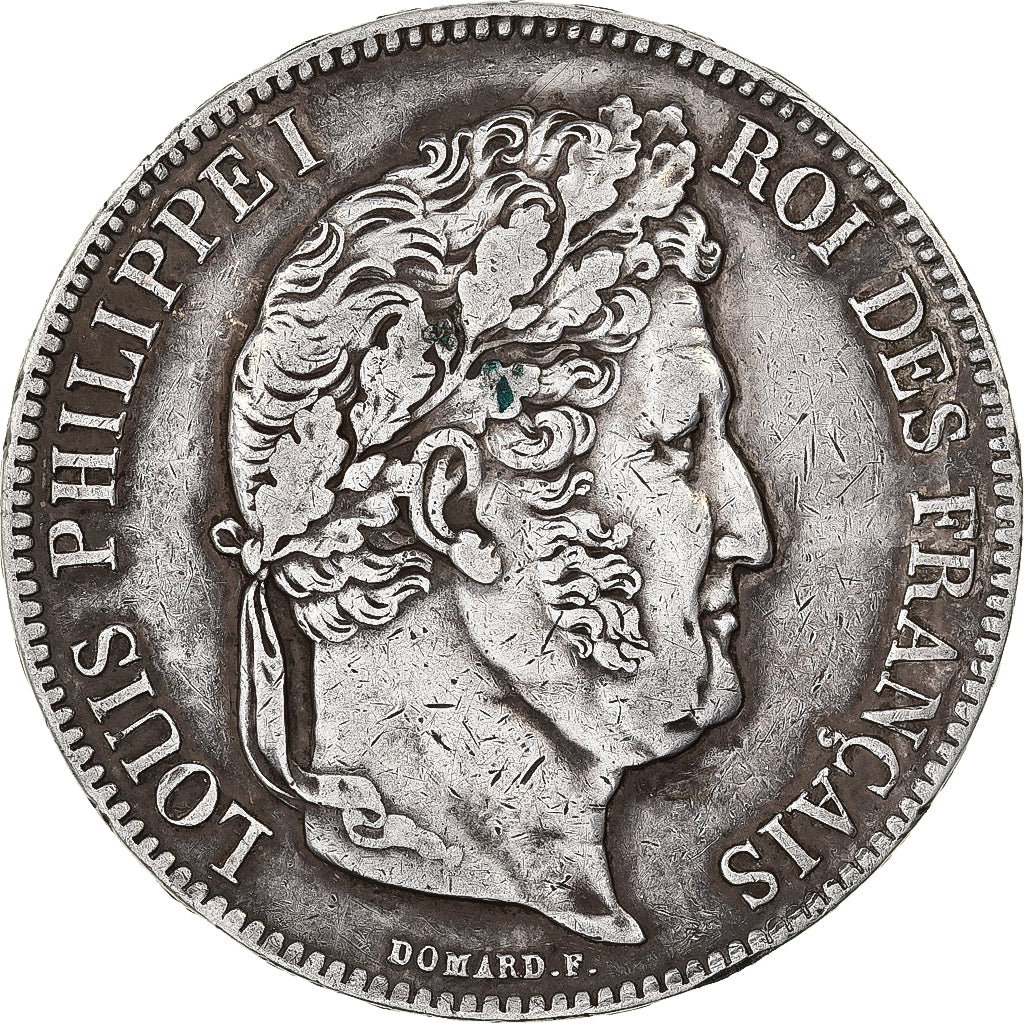 France, Louis Philippe I, 5 Francs, 1840, Rouen, Silver, EF(40-45), Gadoury:678