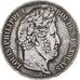 France, Louis Philippe I, 5 Francs, 1840, Rouen, Silver, EF(40-45), Gadoury:678