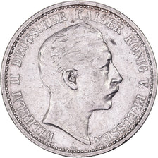 German States, PRUSSIA, Wilhelm II, 2 Mark, 1902, Berlin, Silver, AU(50-53)