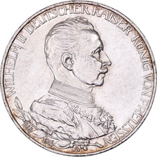 Deutsch Staaten, PRUSSIA, Wilhelm II, 3 Mark, 1913, Berlin, Silber, VZ+, KM:535