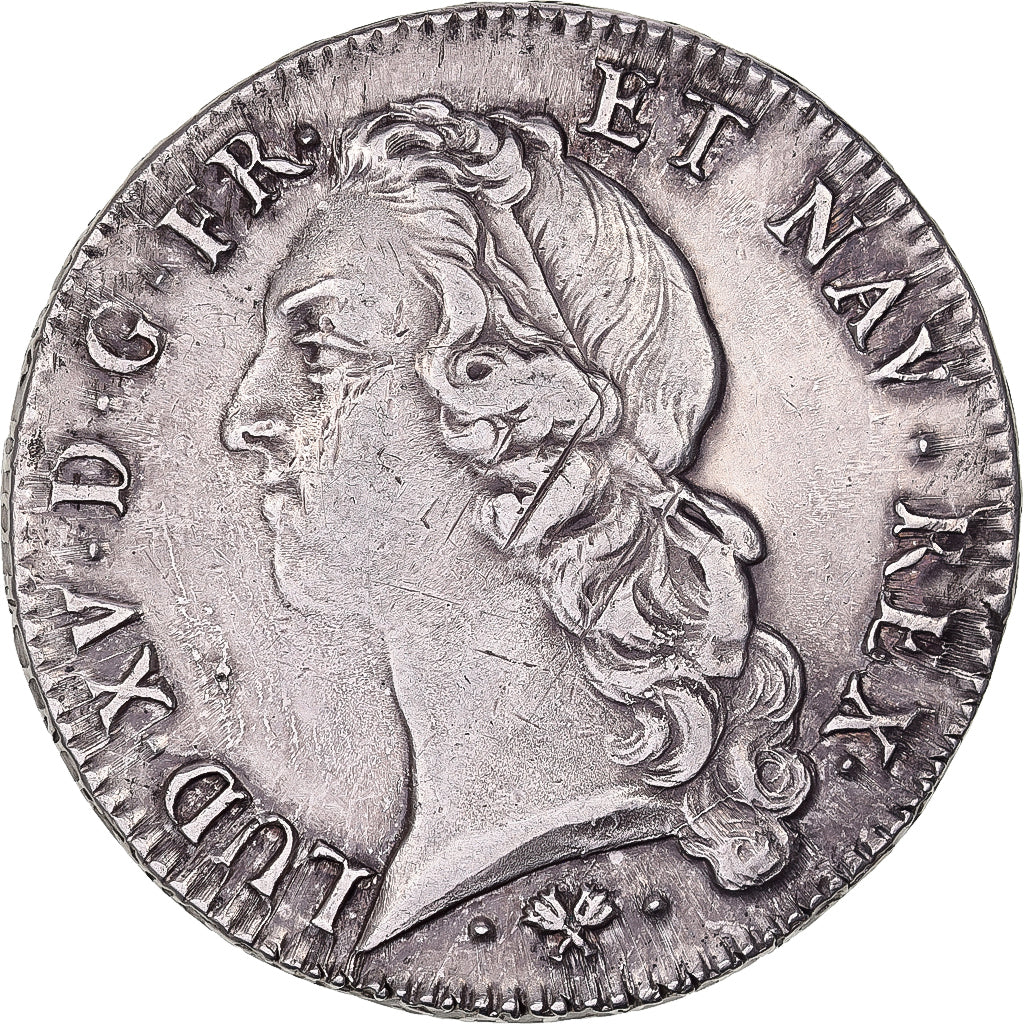 Frankreich, Louis XV, Ecu, Écu au bandeau, 1761, Bayonne, Silber, SS