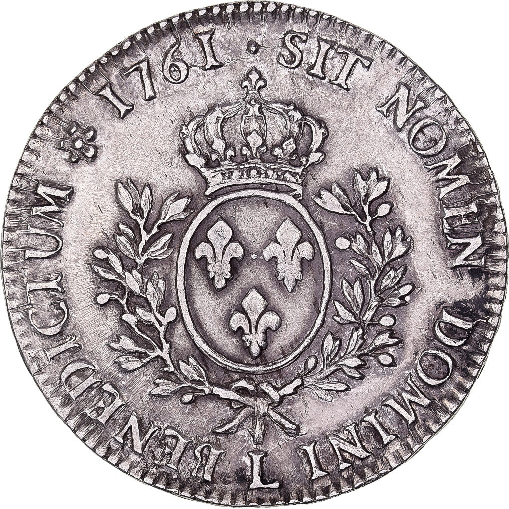 Frankreich, Louis XV, Ecu, Écu au bandeau, 1761, Bayonne, Silber, SS