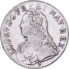 France, Louis XV, Ecu, Écu aux branches d'olivier, 1726, Montpellier, Silver