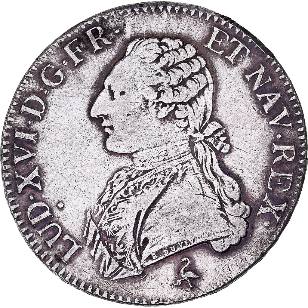 France, Louis XVI, Ecu, Écu aux branches d'olivier, 1783, Paris, 2éme sem