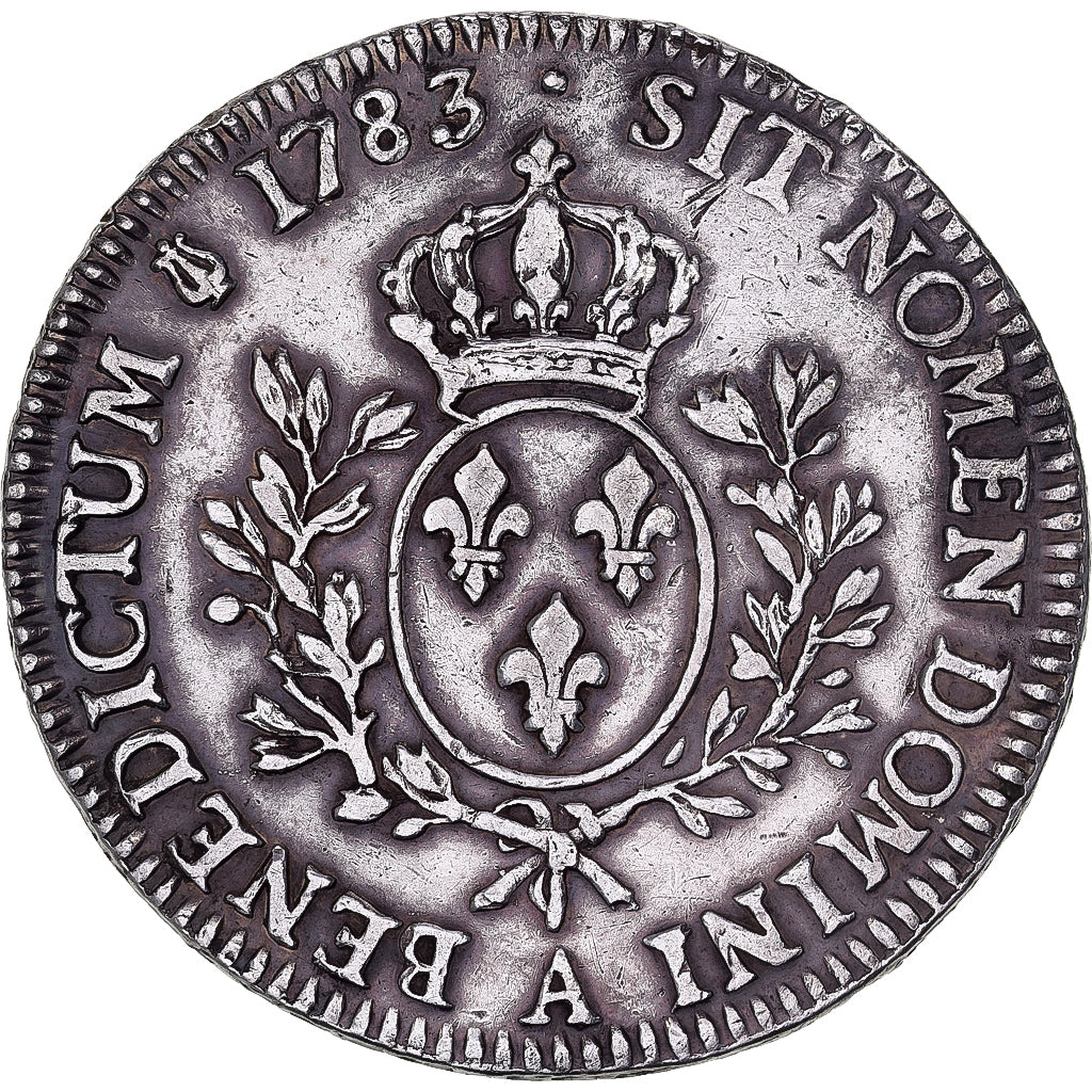 France, Louis XVI, Ecu, Écu aux branches d'olivier, 1783, Paris, 2éme sem