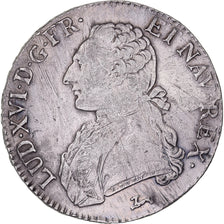 France, Louis XVI, Ecu, Écu aux branches d'olivier, 1785, Orléans, Silver