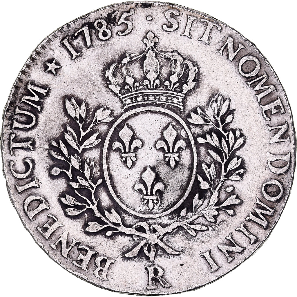 France, Louis XVI, Ecu, Écu aux branches d'olivier, 1785, Orléans, Silver
