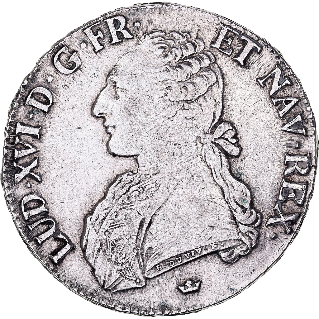 France, Louis XVI, Ecu, Écu aux branches d'olivier, 1786, Toulouse, Silver