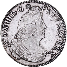 France, Louis XIV, Ecu, Écu aux palmes, 1694, Paris, réformé, Silver