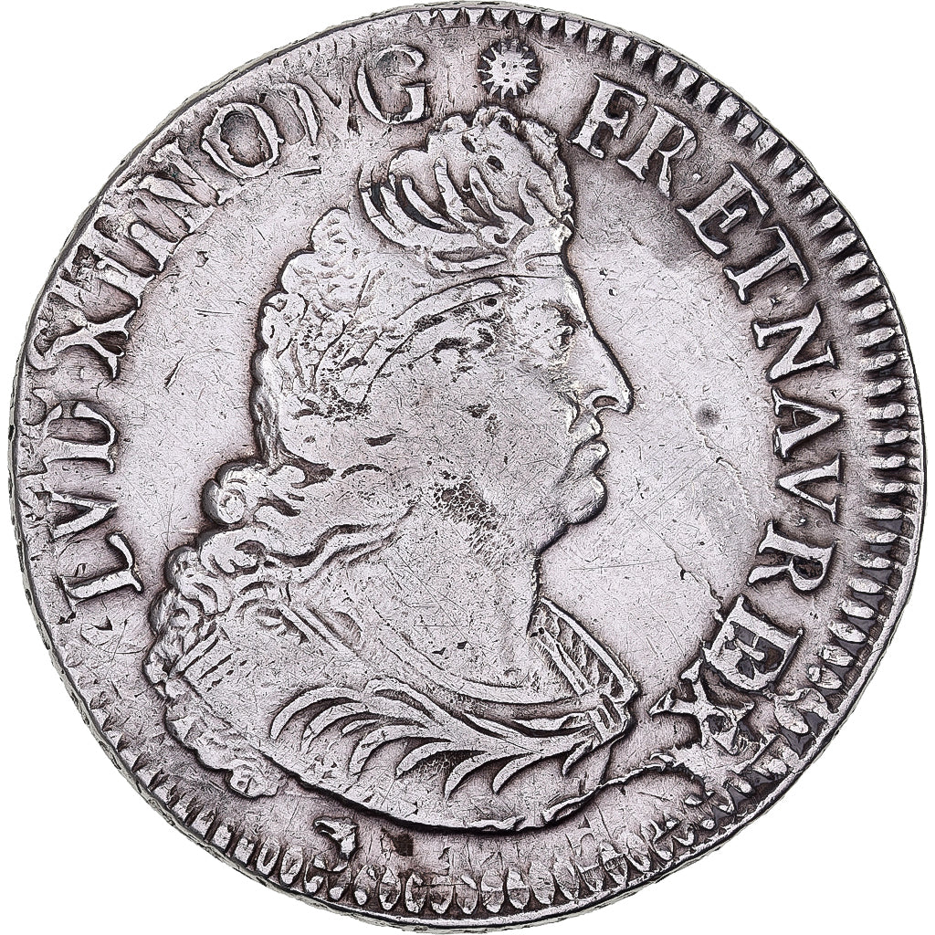 France, Louis XIV, Ecu, Écu aux insignes, 1701, Lyon, réformé, Silver