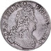 Frankreich, Louis XIV, Ecu, Écu aux insignes, 1702, Caen, réformé, Silber