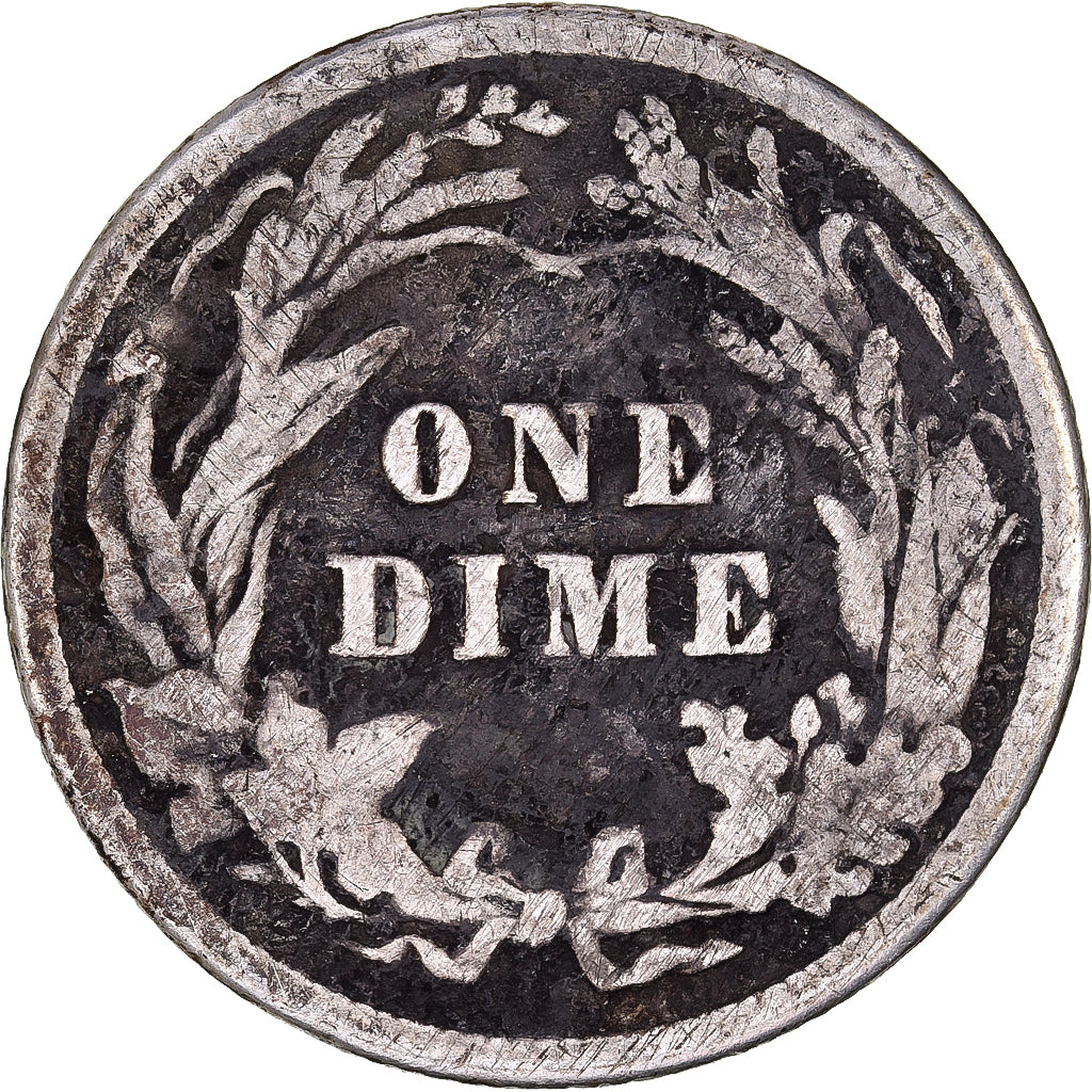 Verenigde Staten, Dime, Barber, 1907, U.S. Mint, Zilver, FR, KM:113