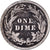 Stati Uniti, Dime, Barber, 1907, U.S. Mint, Argento, MB, KM:113