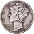 United States, Dime, Mercury, 1944, U.S. Mint, Silver, EF(40-45), KM:140
