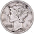 United States, Dime, Mercury, 1917, U.S. Mint, Silver, VF(30-35), KM:140
