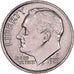 United States, Dime, Roosevelt, 1989, U.S. Mint, Copper-Nickel Clad Copper