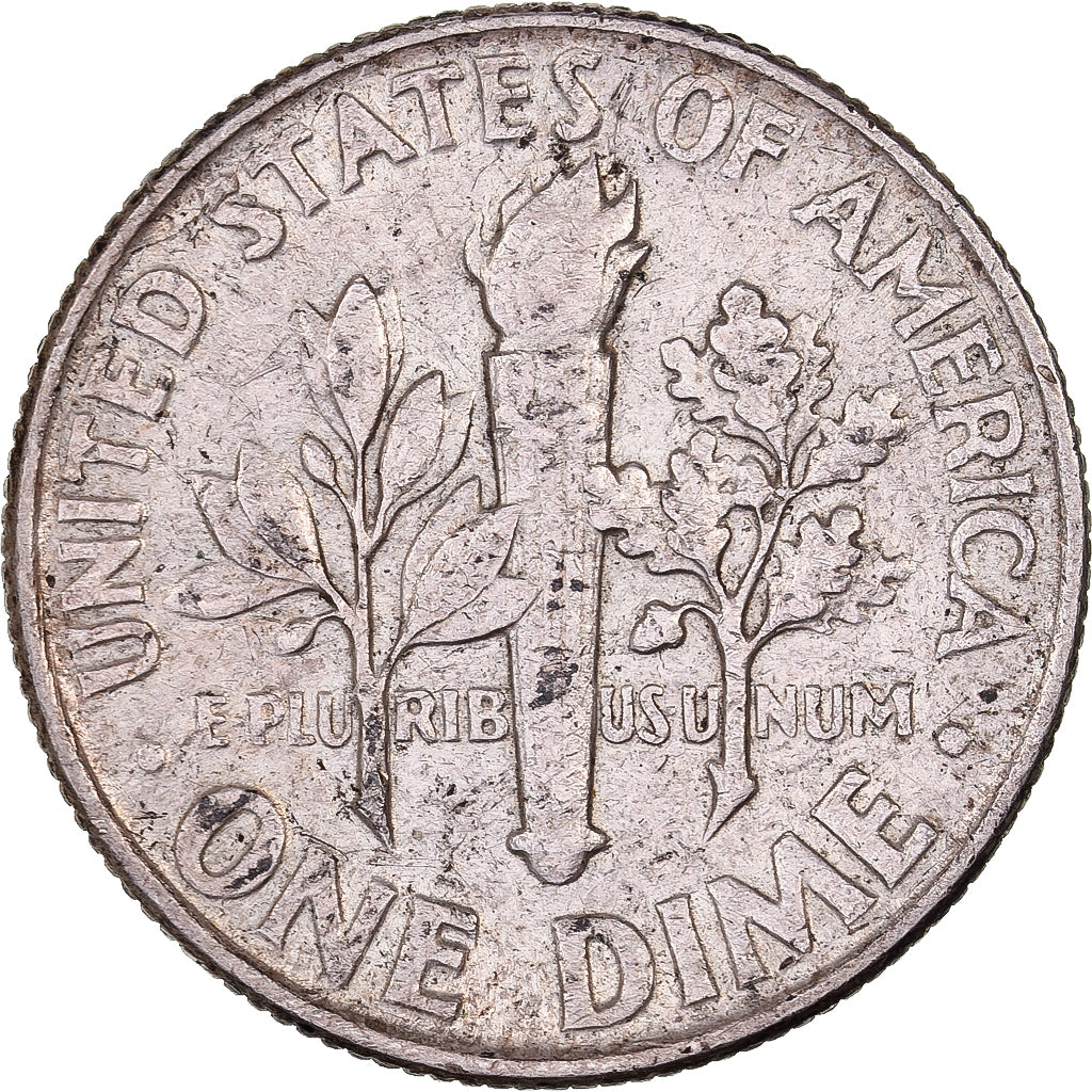 United States, Dime, Roosevelt, 1963, U.S. Mint, Silver, AU(50-53), KM:195