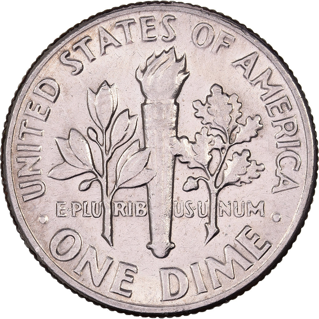 United States, Dime, Roosevelt, 1976, U.S. Mint, Copper-Nickel Clad Copper