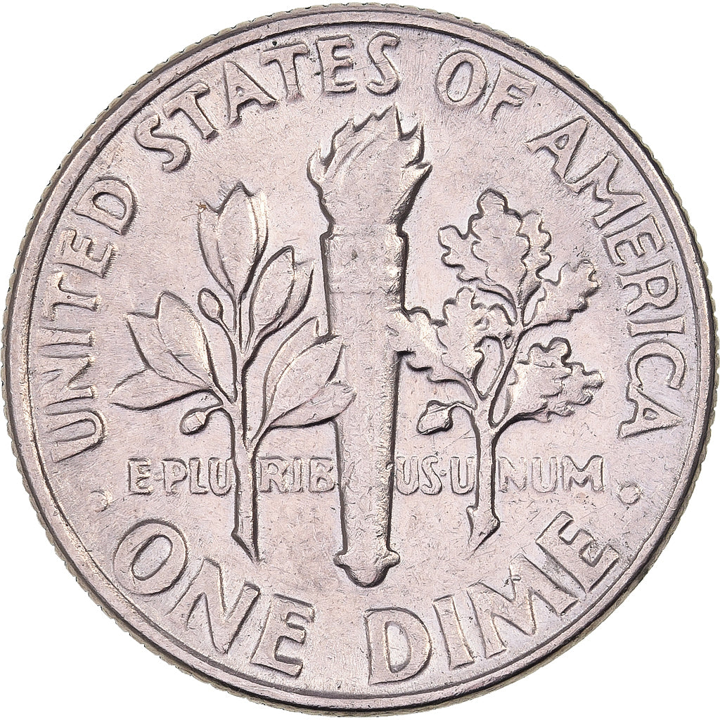 États-Unis, Dime, Roosevelt, 1979, U.S. Mint, Cupronickel plaqué cuivre, TTB+