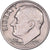 Estados Unidos da América, Dime, Roosevelt, 1972, U.S. Mint, Cobre Revestido a