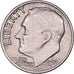 Estados Unidos da América, Dime, Roosevelt, 1972, U.S. Mint, Cobre Revestido a