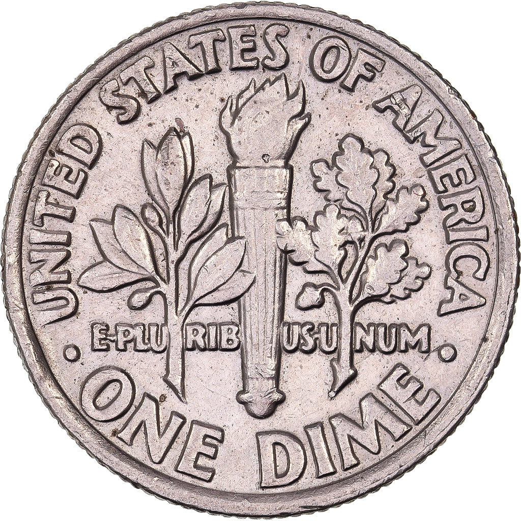 Vereinigte Staaten, Dime, Roosevelt, 1981, U.S. Mint, Copper-Nickel Clad Copper